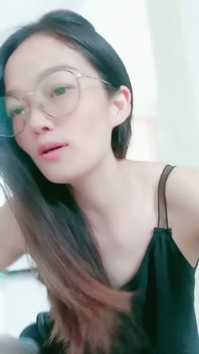 Screenshot 8 from East Asian Solo Model in Black Lingerie — Slow Tease with Stockings & Heels