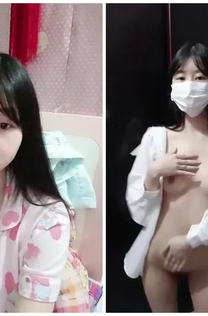 Screenshot 17 from Petite Japanese Amateur POV — Shaved Pussy Masturbation with Face Mask