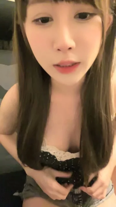 Screenshot 8 from Self-Shot Asian Solo — Black Polka-Dot Lingerie Vibes on Office Chair