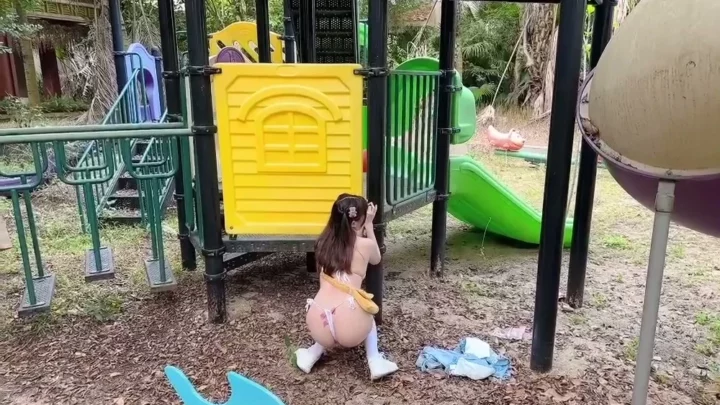 Screenshot 11 from Mo Wu Miao’s Bold Outdoor Solo — Uncensored Asian Amateur in Playground