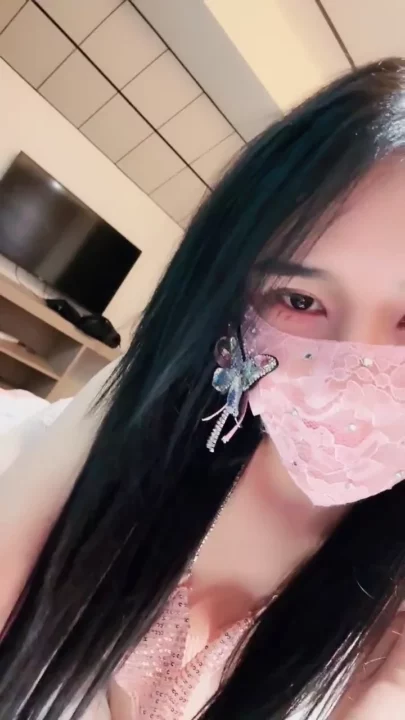 Screenshot 17 from Asian Amateur Solo — Lingerie Tease and Dildo Play with Face Shown
