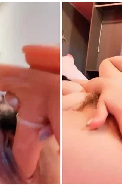 Screenshot 34 from Asian Amateur Solo — Lingerie Tease and Dildo Play with Face Shown
