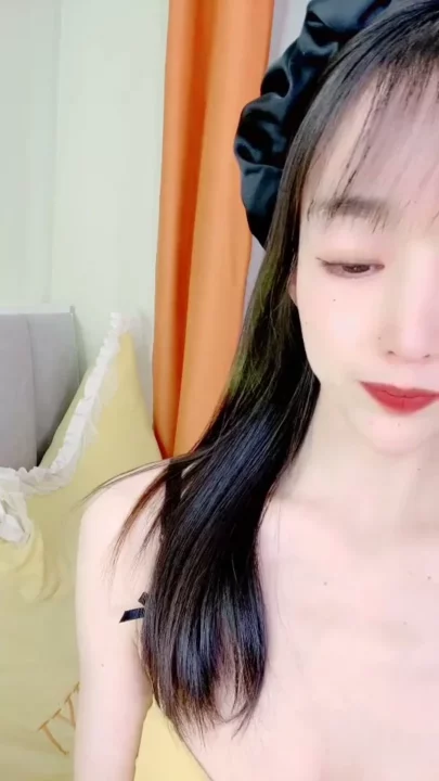 Screenshot 14 from Self-Shot Tease: Xixi Flaunts Yellow Lingerie in Asian Amateur Solo