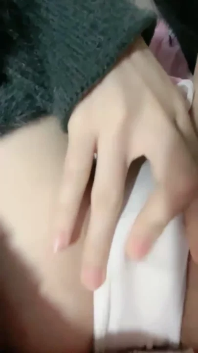 Screenshot 20 from Yuyu’s Solo Tease — Pink Lingerie & Cozy Cardigan in Bedroom Self-Shoot