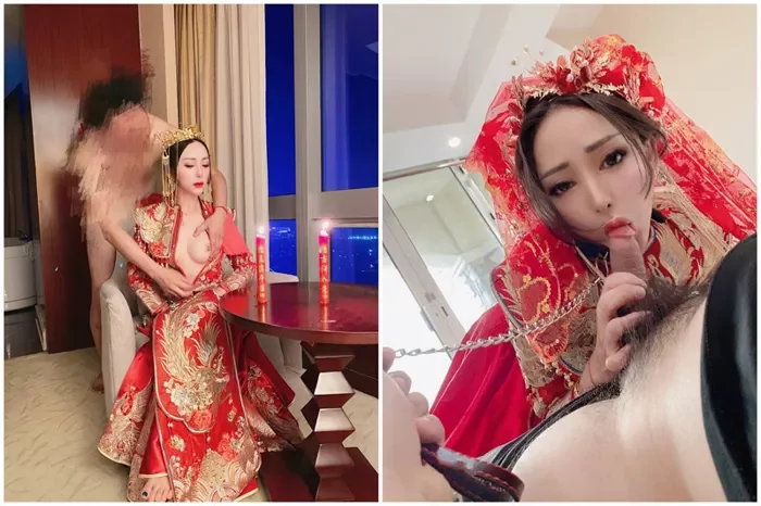 Tu Tu’s Red Wedding Dress Fantasy — FC2 POV Creampie & Deepthroat Session [PPV-49657]