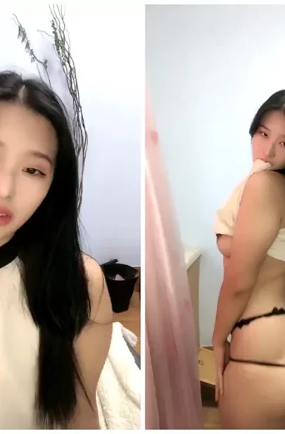Screenshot 17 from Natural Petite Asian Solo — Intimate Lingerie Toy Session POV