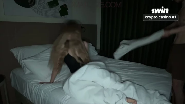 Screenshot 2 from POV Hardcore with European Blonde — Black Lingerie & Full Face Shown Action