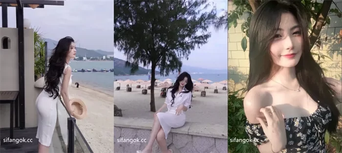 Xinyi’s Outdoor Solo Session — FC2 Amateur Gap Moe in White Dress