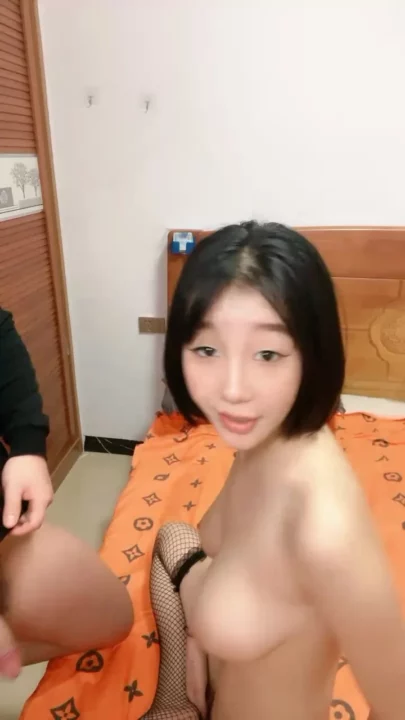 Screenshot 3 from FC2-PPV-4980800 – Raw Japanese Amateur POV: Fishnet-Clad Beauty Takes Interracial Creampie