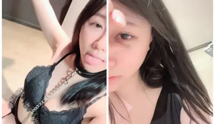 Screenshot 1 from Asian Amateur Solo — Big-Tits FC2 Model Squirts Hard with Vibrating Dildo in Lingerie