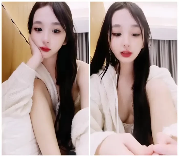 Asian Amateur Solo Session — FC2 PPV in White Lingerie with Visible Face