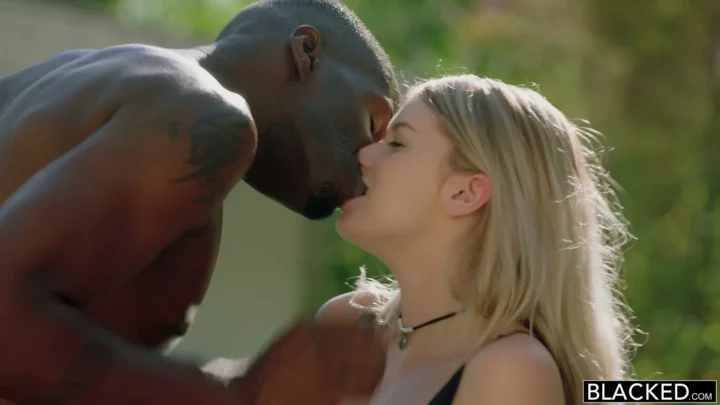 Screenshot 1 from Bobo’s Blonde Fantasy — Raw Interracial POV Creampie Action