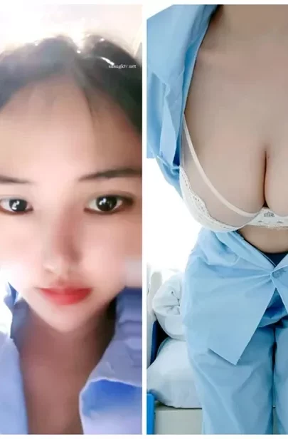 Screenshot 33 from Amateur Asian Nurse — Big Tits Tease in POV Cosplay Fantasy