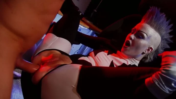Screenshot 3 from Uncensored Asian Threesome — POV Creampie with Lesbian Action and Stockings