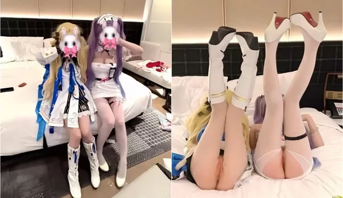 Uncensored Asian Cosplay Threesome — POV Experience with Creampie Finish のスクリーンショット 17
