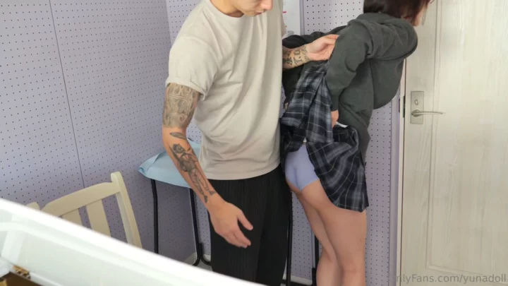Screenshot 2 from Glasses-Wearing Asian Student Ravished by Tattooed Caucasian in Raw POV Scene