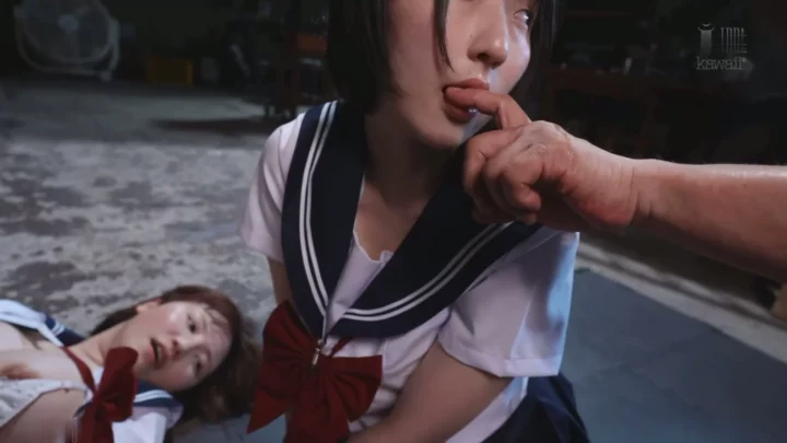Screenshot 6 from Uncensored Japanese POV — Lesbian Schoolgirls in Uniform with Intense Blowjob Action