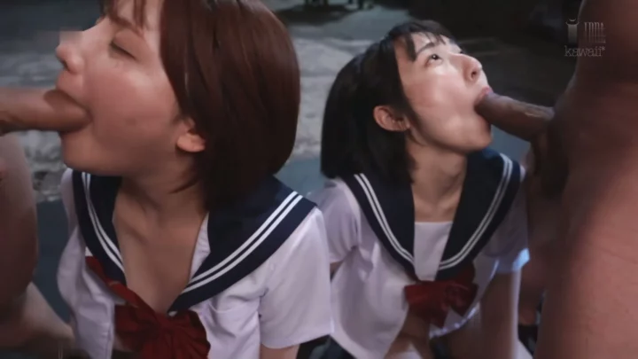 Screenshot 9 from Uncensored Japanese POV — Lesbian Schoolgirls in Uniform with Intense Blowjob Action