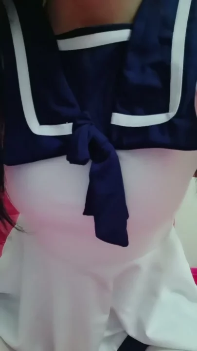 Screenshot 16 from Twin Tails Schoolgirl Solo — Japanese Amateur POV Masturbation in Sailor Uniform