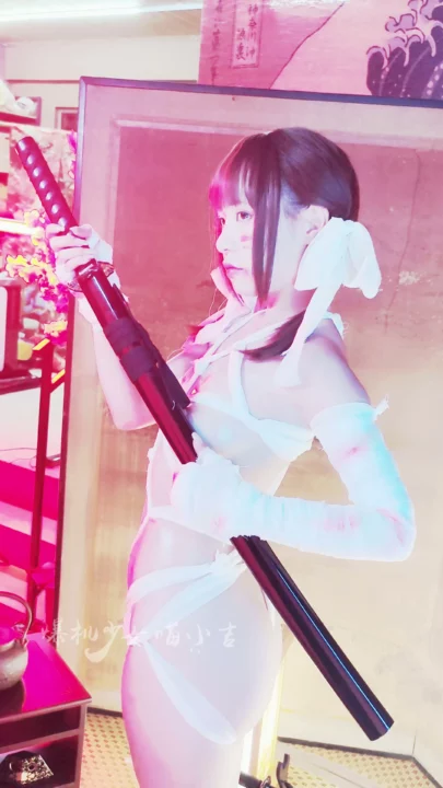 Screenshot 13 from Xixi’s Rope Art & Katana Stance in Japanese-Themed FC2 Solo