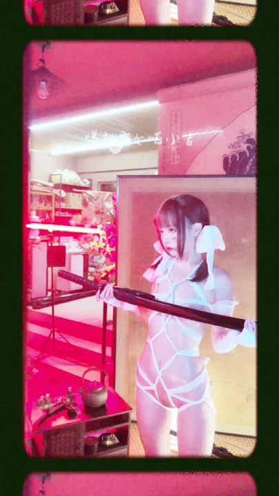 Screenshot 24 from Xixi’s Rope Art & Katana Stance in Japanese-Themed FC2 Solo