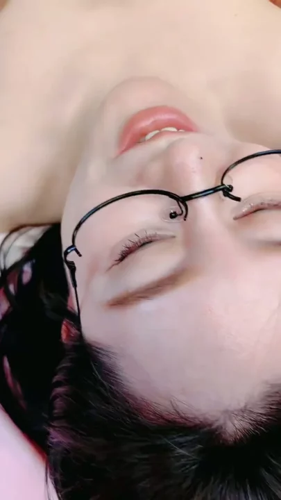 Screenshot 14 from Japanese Threesome POV — Glasses Girl Fucked Hard in Stockings and Cum-Filled