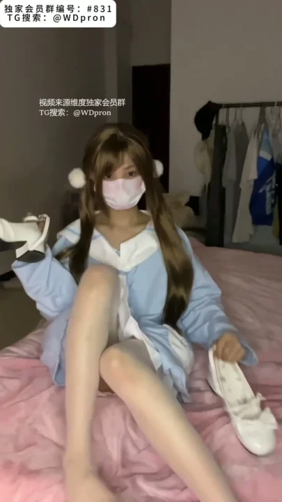 Screenshot 2 from Masked Schoolgirl POV Creampie — Petite Asian in Blue Sailor Outfit