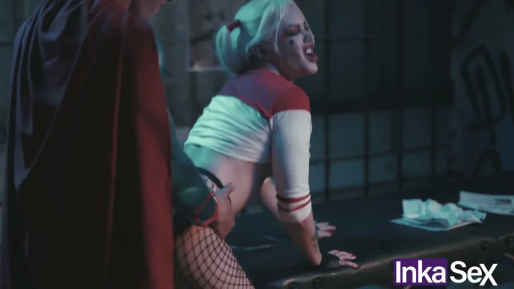 Screenshot 12 from Doudou Dressed as Harley Quinn Takes a Messy Facial in This Raw FC2 POV Scene