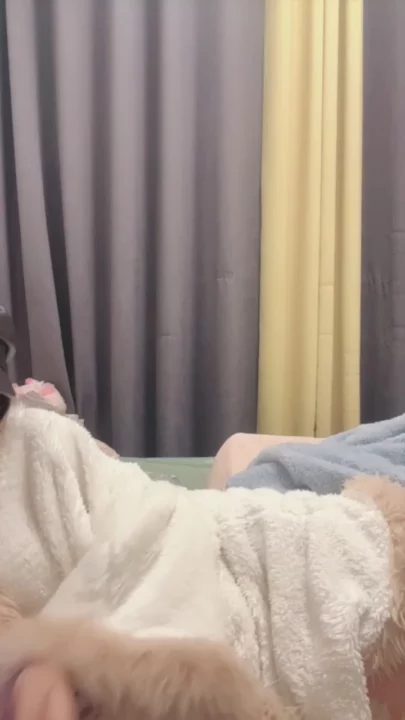 Screenshot 16 from Petite Japanese Beauty in Fur-Lined Lingerie — Intimate POV Masturbation