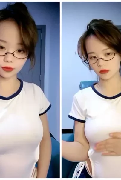 Screenshot 17 from Blindfolded Petite Asian Tease — White Stockings Solo Play with Dildo