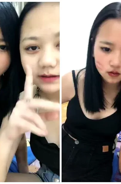 East Asian Amateur Pair in Revealing Lingerie — First Time on Camera with Vibrator Action のスクリーンショット 17