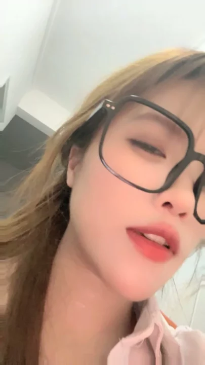 Screenshot 11 from Glasses-Wearing Asian Livestreamer in Schoolgirl Outfit Plays with Dildo — Petite Amateur POV