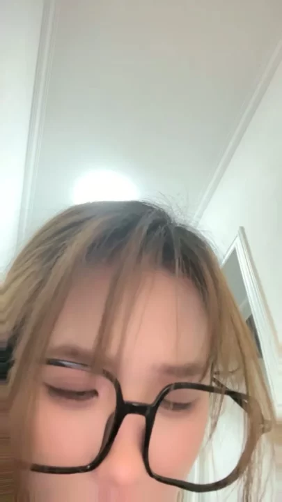 Screenshot 13 from Glasses-Wearing Asian Livestreamer in Schoolgirl Outfit Plays with Dildo — Petite Amateur POV