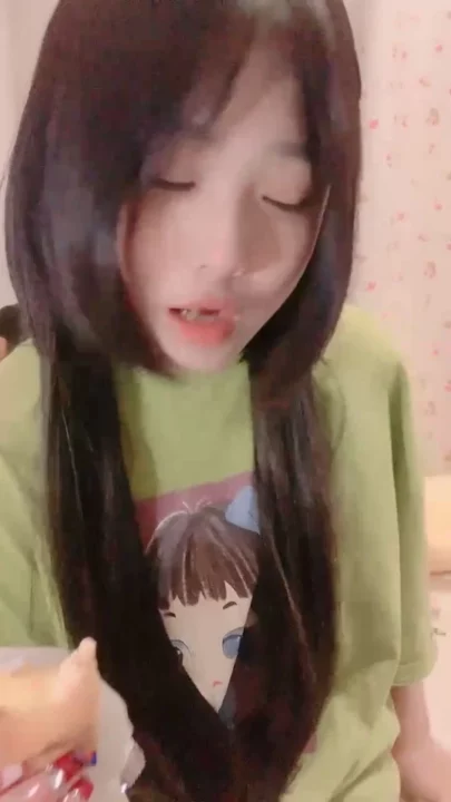 Screenshot 6 from Uncensored Asian POV Solo — Slender Girl Uses Glass Toy on Bed
