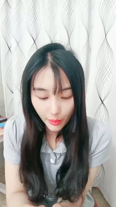 Screenshot 7 from Petite Asian Model in Gray Outfit — Bedroom POV Pose Shoot