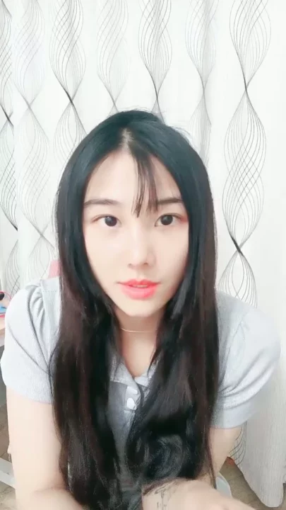 Screenshot 8 from Petite Asian Model in Gray Outfit — Bedroom POV Pose Shoot