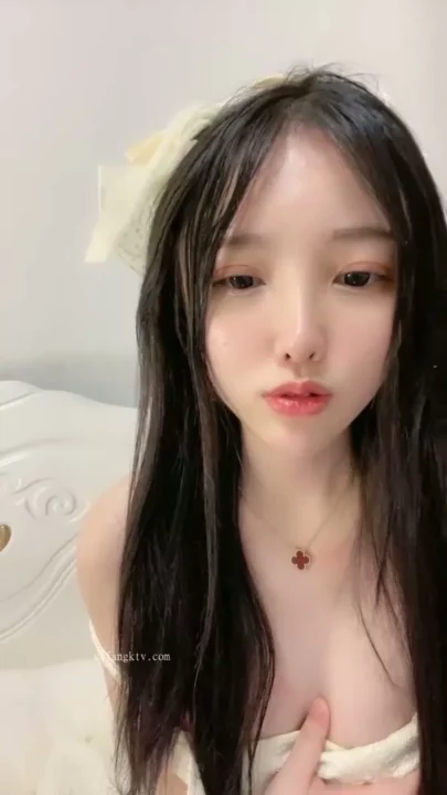 Screenshot 9 from Petite Asian Model Exposes Shaved Pussy in Cream Satin Robe — Sensual Lingerie Solo
