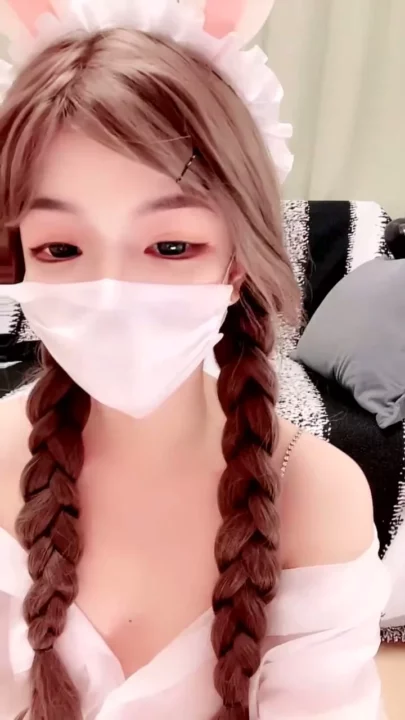 Screenshot 9 from East Asian Solo Pleasure Session — Masked Bunny Girl with Toy Play