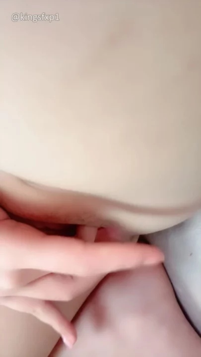 Screenshot 8 from Self-Recorded Solo Play — Petite Asian Girl Displays Wet Pussy Fingering Session