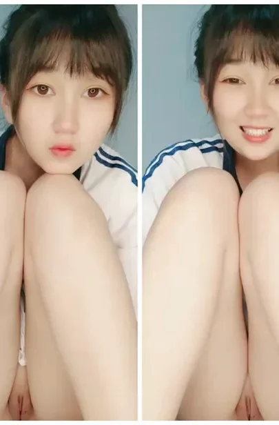 Screenshot 17 from Japanese Solo Masturbation — Petite Schoolgirl Teasing Her Shaved Pussy