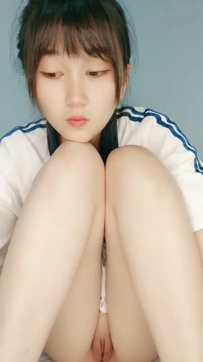 Screenshot 6 from Japanese Solo Masturbation — Petite Schoolgirl Teasing Her Shaved Pussy