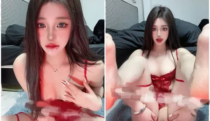 Screenshot 2 from Amateur Asian Lesbian Duo — Yu Bao with Curvy Partner in Revealing Lingerie (Face Fully Visible)