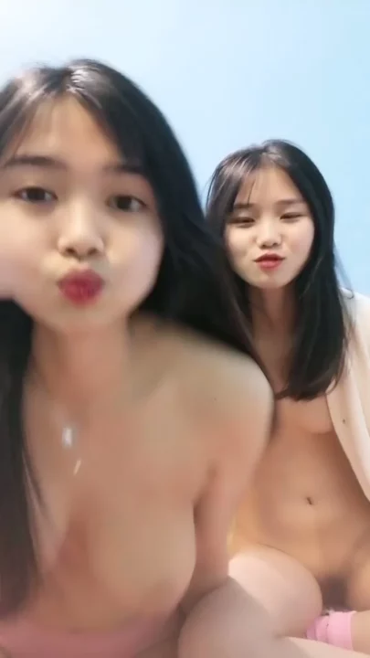 Screenshot 4 from Livestreamed Asian Twins Go Wild — Uncensored Lesbian POV with Full-Face Shots