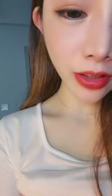Screenshot 14 from Petite Asian Cam Girl Teases Wet Pussy Live — Pink Dildo and Bold Red Lips