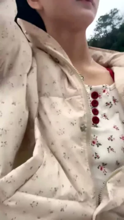 Screenshot 21 from Amateur Asian Solo Play Under Sunlight — Garden Tease in Cartoon Outfit