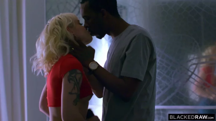 Blonde Euro Girl Takes Black Cock — POV Hotel Fuck Session with Creampie [BLACKEDRAW]