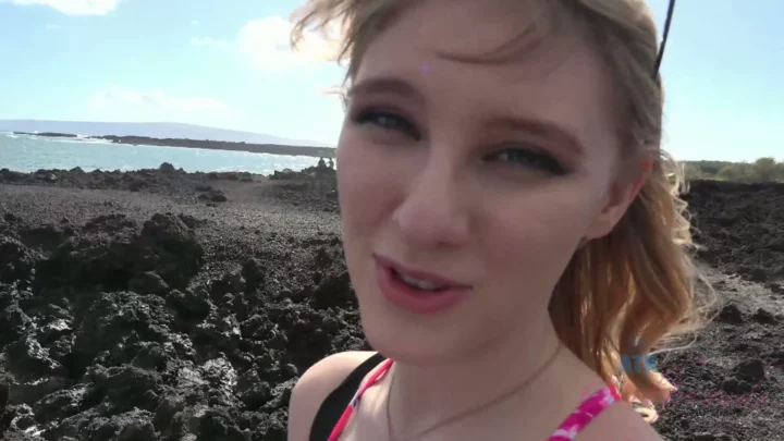 Screenshot 7 from Blonde Euro Amateur POV — Raw Car and Bedroom Solo Action with Scenic Views