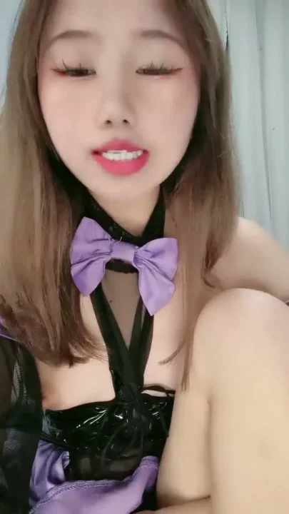 Screenshot 13 from Solo JAV Tease in Black Stockings — Face-Shown Masturbation with Lingerie