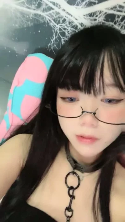 Screenshot 14 from Slim Amateur in Black Lingerie and Choker — Intense Japanese POV Creampie