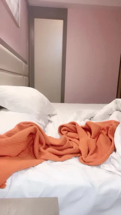 Screenshot 13 from Amateur Japanese Creampie POV — Black Stockings and Lingerie on Slim Girl